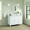 James Martin Vanities 48'' Single Vanity, Bright White w/ 3 CM Arctic Fall Solid Surface Top 424-V48-BW-3AF - alternate 6